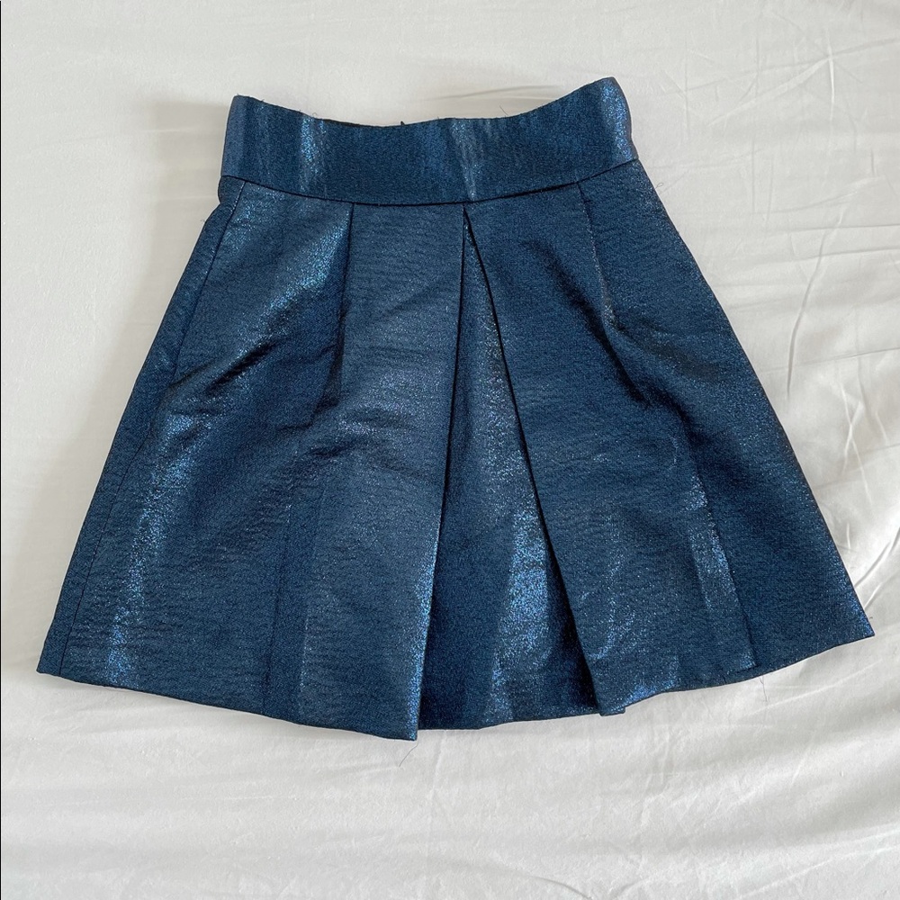 Zara | Sparkly Blue Mini skirt